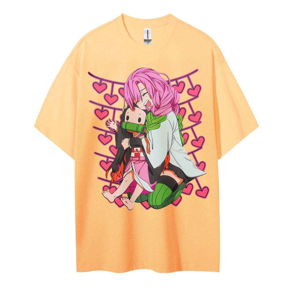 Demon Slayer Cotton Unisex Crew Neck Anime T-Shirt
