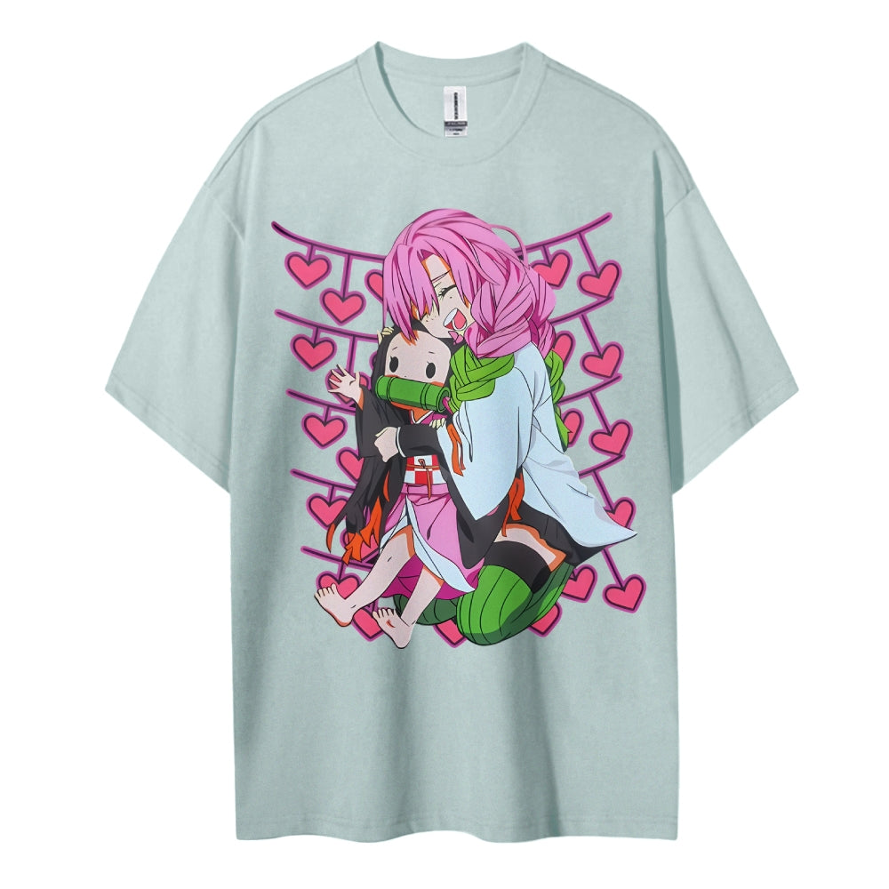 Demon Slayer Cotton Unisex Crew Neck Anime T-Shirt