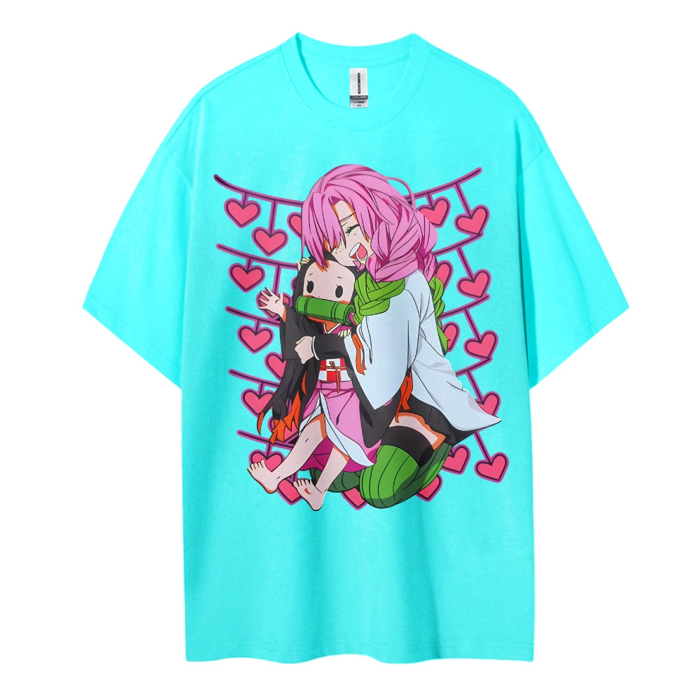 Demon Slayer Cotton Unisex Crew Neck Anime T-Shirt