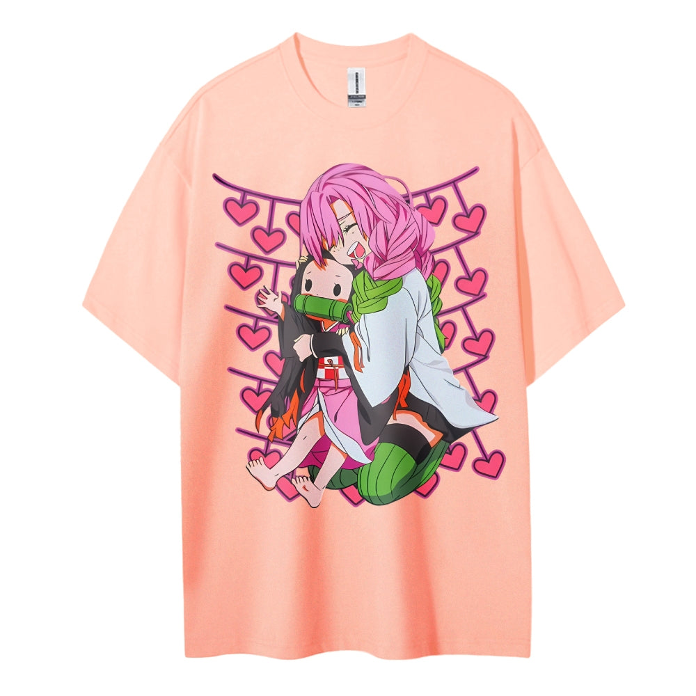 Demon Slayer Cotton Unisex Crew Neck Anime T-Shirt