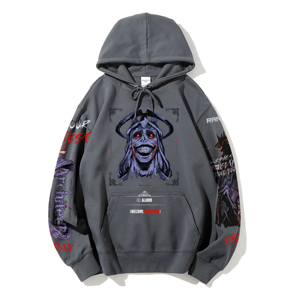 Solo leveling unisex cotton anime hoodie