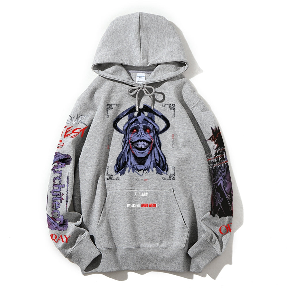 Solo leveling unisex cotton anime hoodie