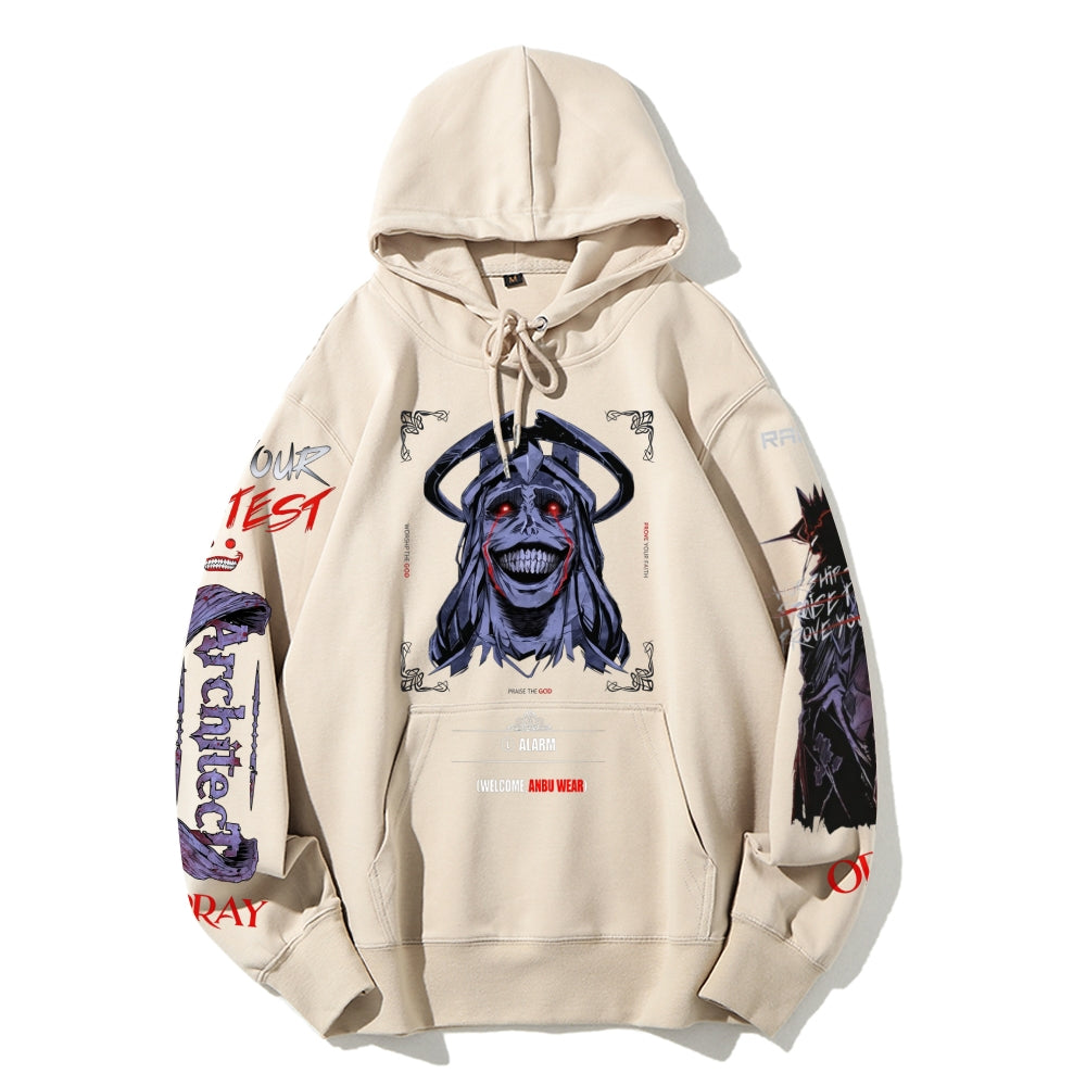 Solo leveling unisex cotton anime hoodie