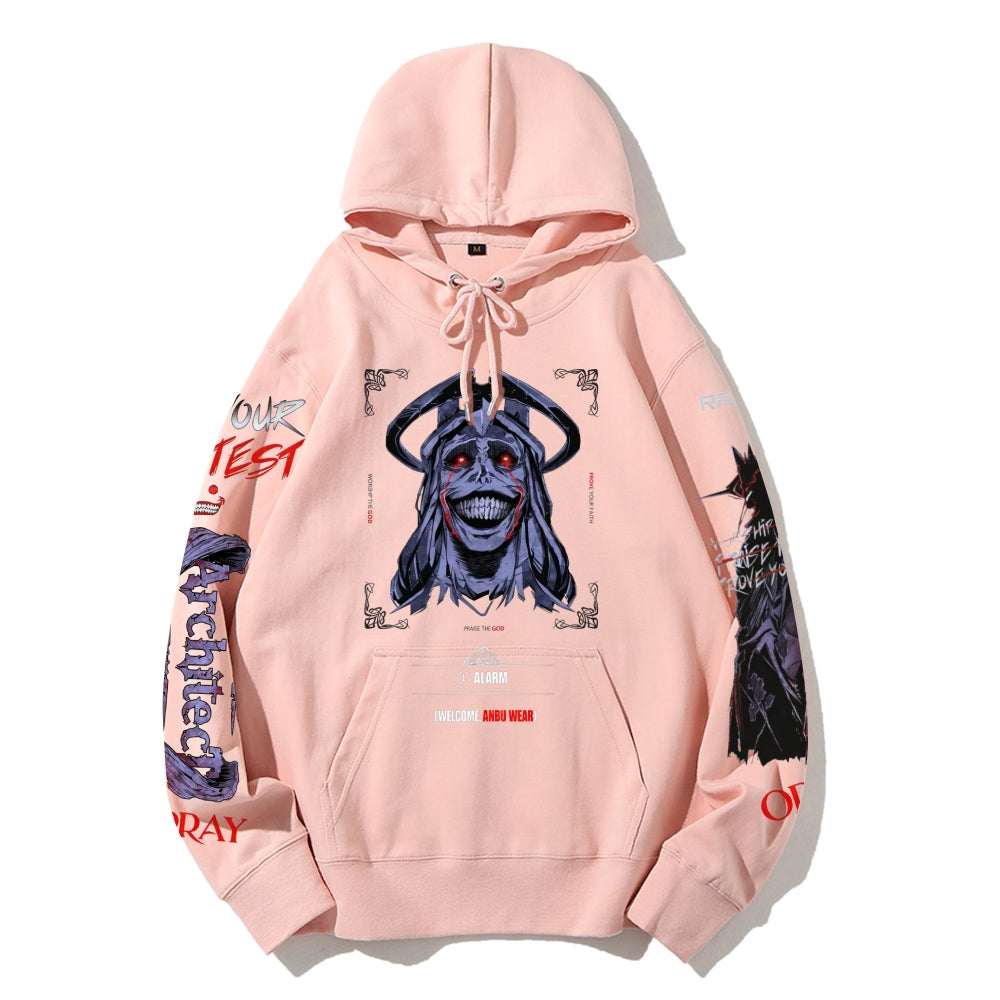 Solo leveling unisex cotton anime hoodie