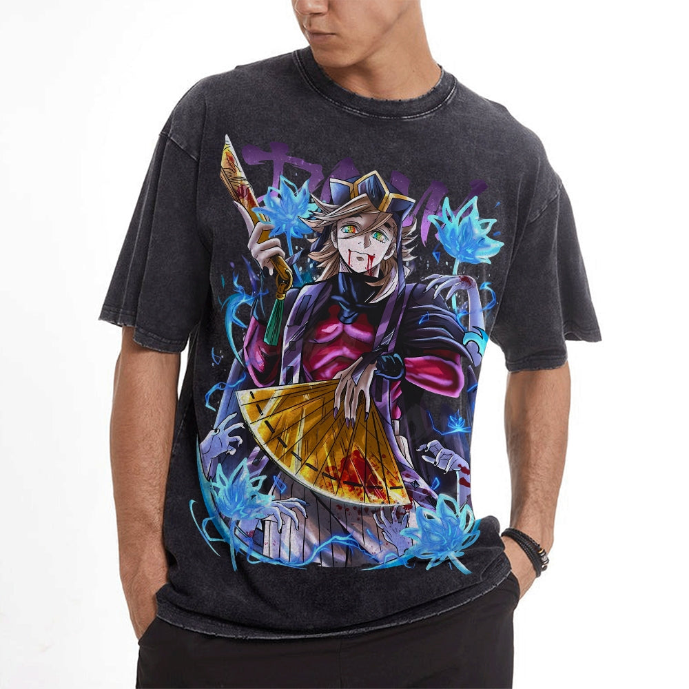 Vintage Oversized T-Shirt Demon Slayer