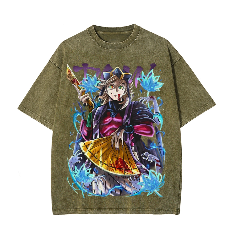 Vintage Oversized T-Shirt Demon Slayer