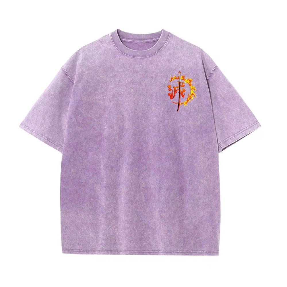 Vintage Oversized T-Shirt Demon Slayer
