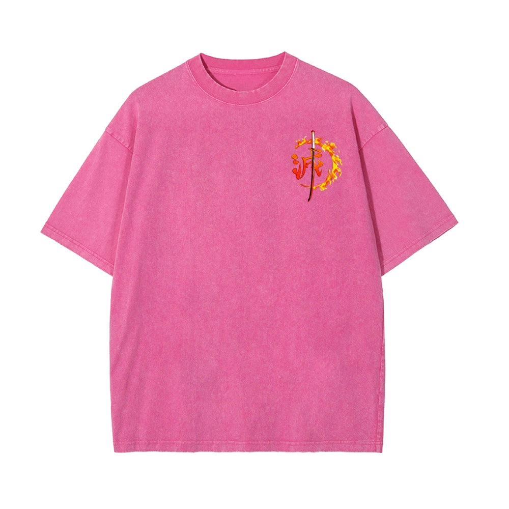 Vintage Oversized T-Shirt Demon Slayer