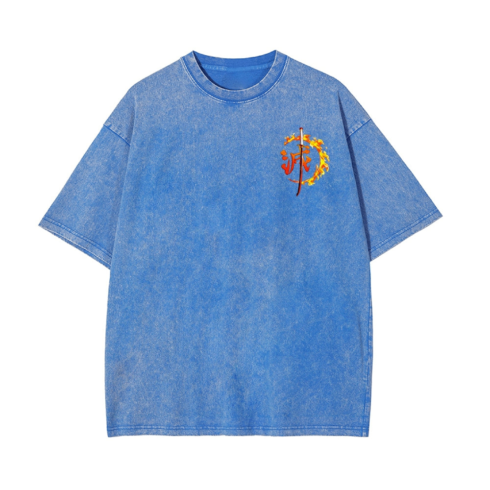 Vintage Oversized T-Shirt Demon Slayer