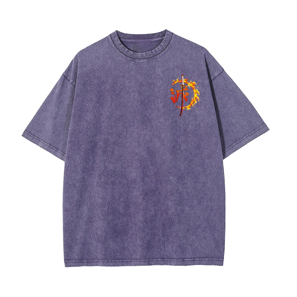 Vintage Oversized T-Shirt Demon Slayer