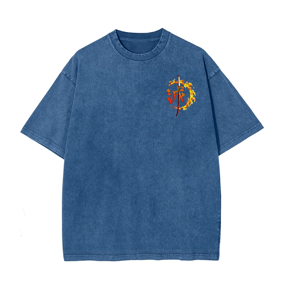 Vintage Oversized T-Shirt Demon Slayer