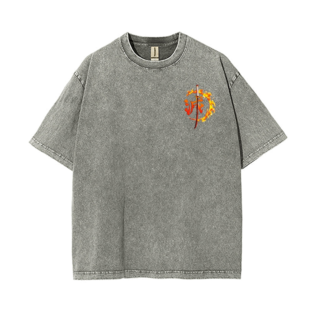 Vintage Oversized T-Shirt Demon Slayer
