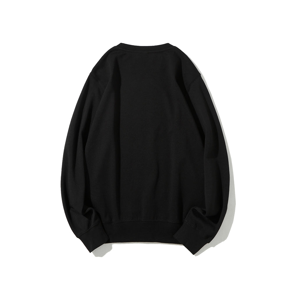 Demon Slayer unisex cotton crew neck anime embroidered sweatshirt