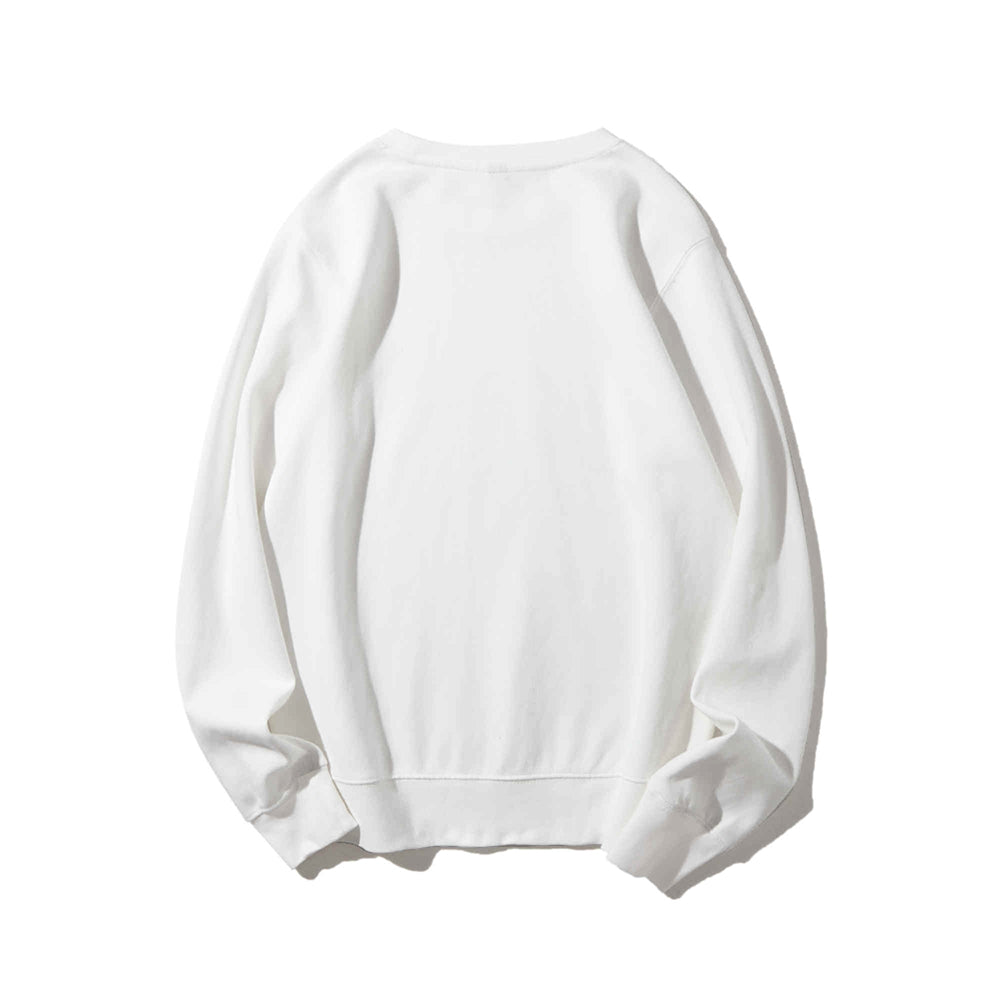 Demon Slayer unisex cotton crew neck anime embroidered sweatshirt