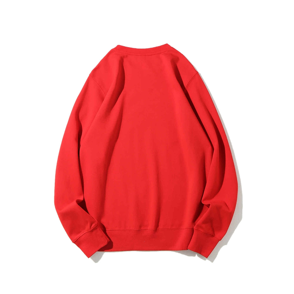 Demon Slayer unisex cotton crew neck anime embroidered sweatshirt
