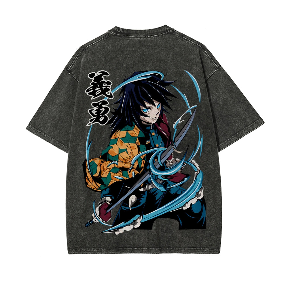Vintage Oversized T-Shirt Demon Slayer