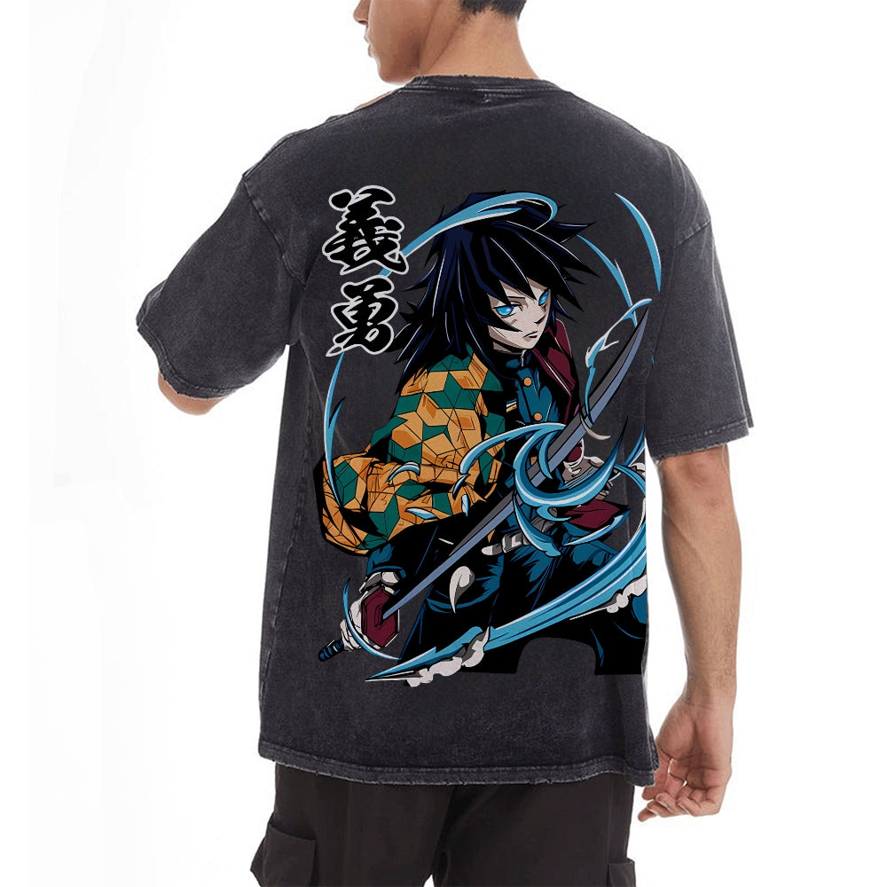 Vintage Oversized T-Shirt Demon Slayer