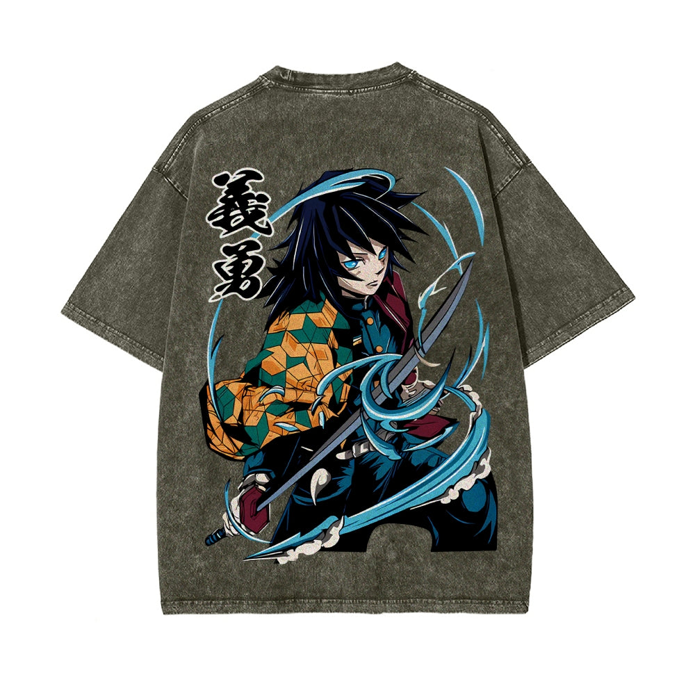 Vintage Oversized T-Shirt Demon Slayer
