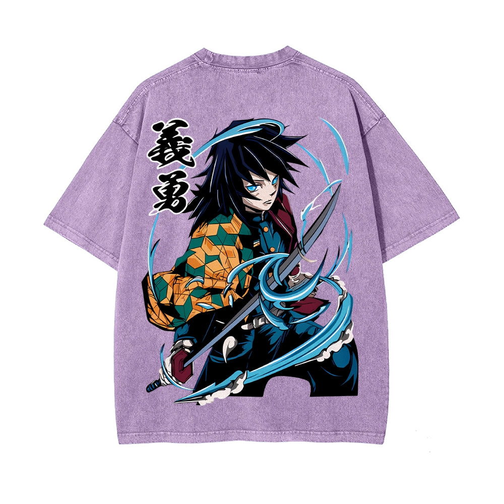 Vintage Oversized T-Shirt Demon Slayer