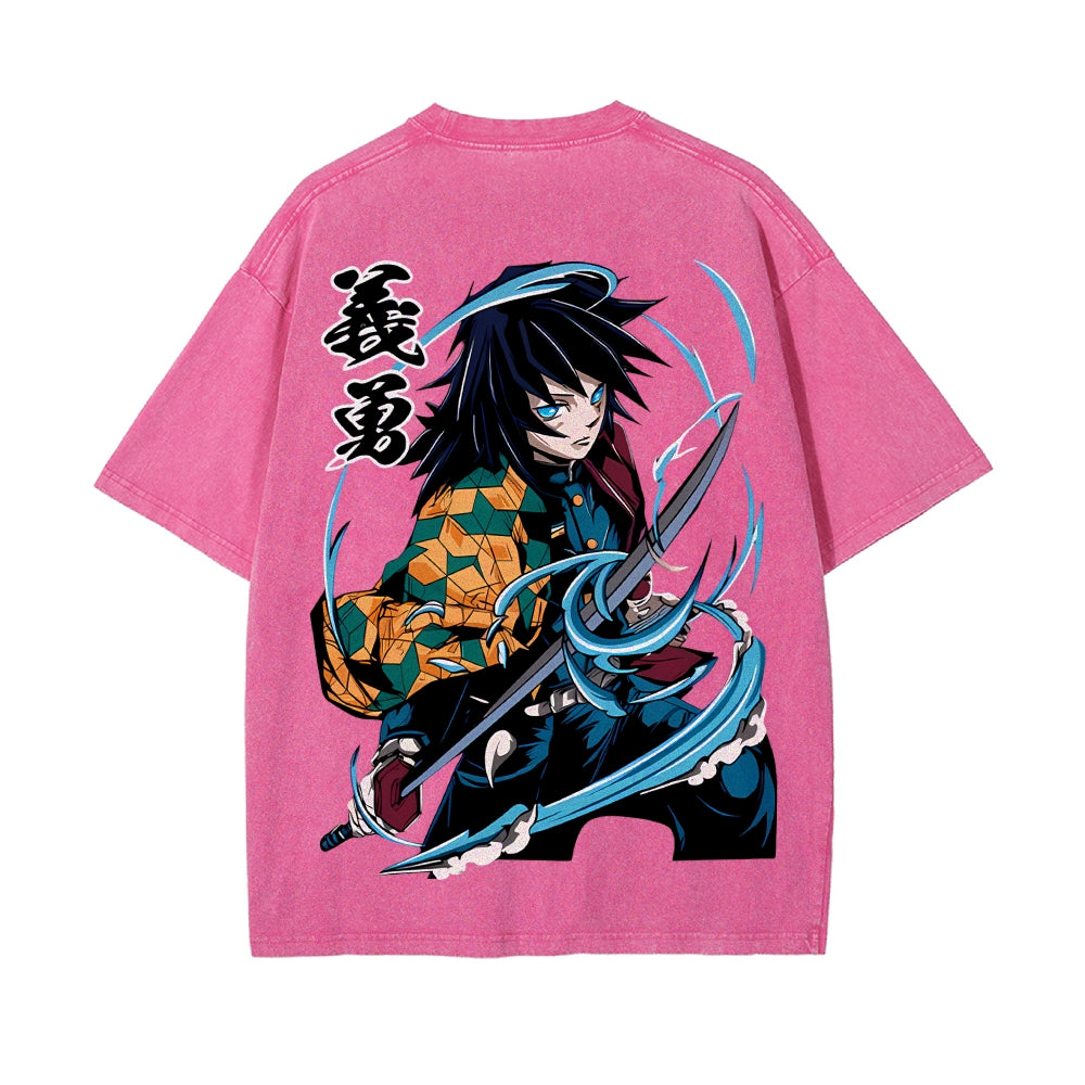 Vintage Oversized T-Shirt Demon Slayer