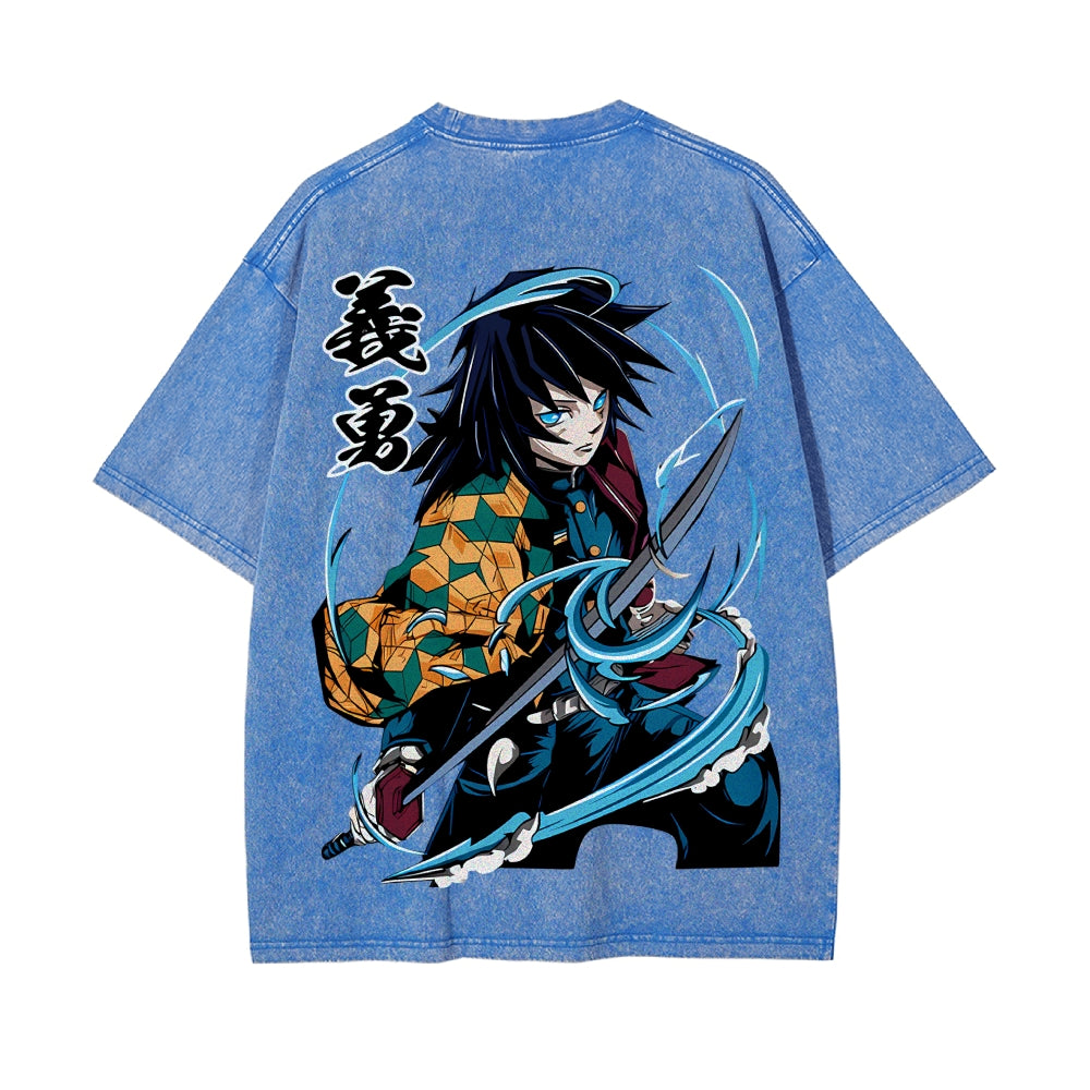 Vintage Oversized T-Shirt Demon Slayer