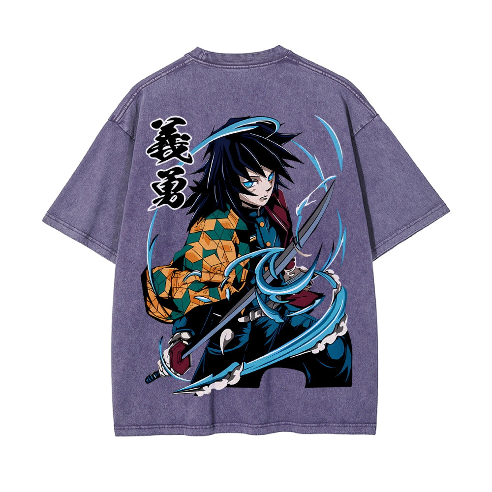 Vintage Oversized T-Shirt Demon Slayer