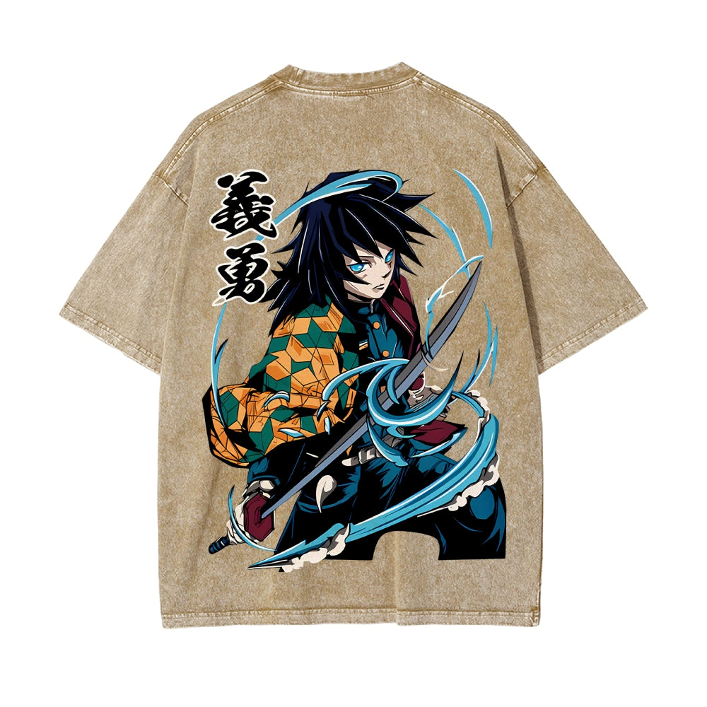 Vintage Oversized T-Shirt Demon Slayer