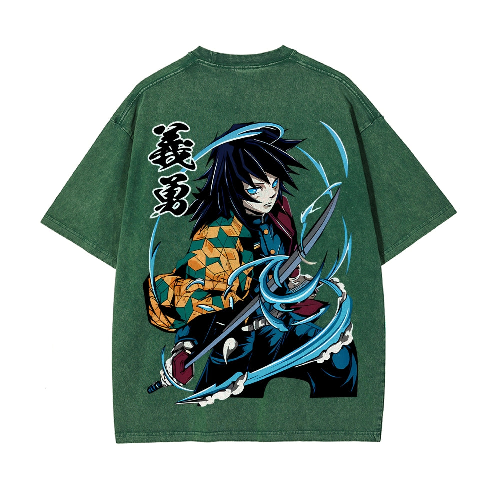 Vintage Oversized T-Shirt Demon Slayer
