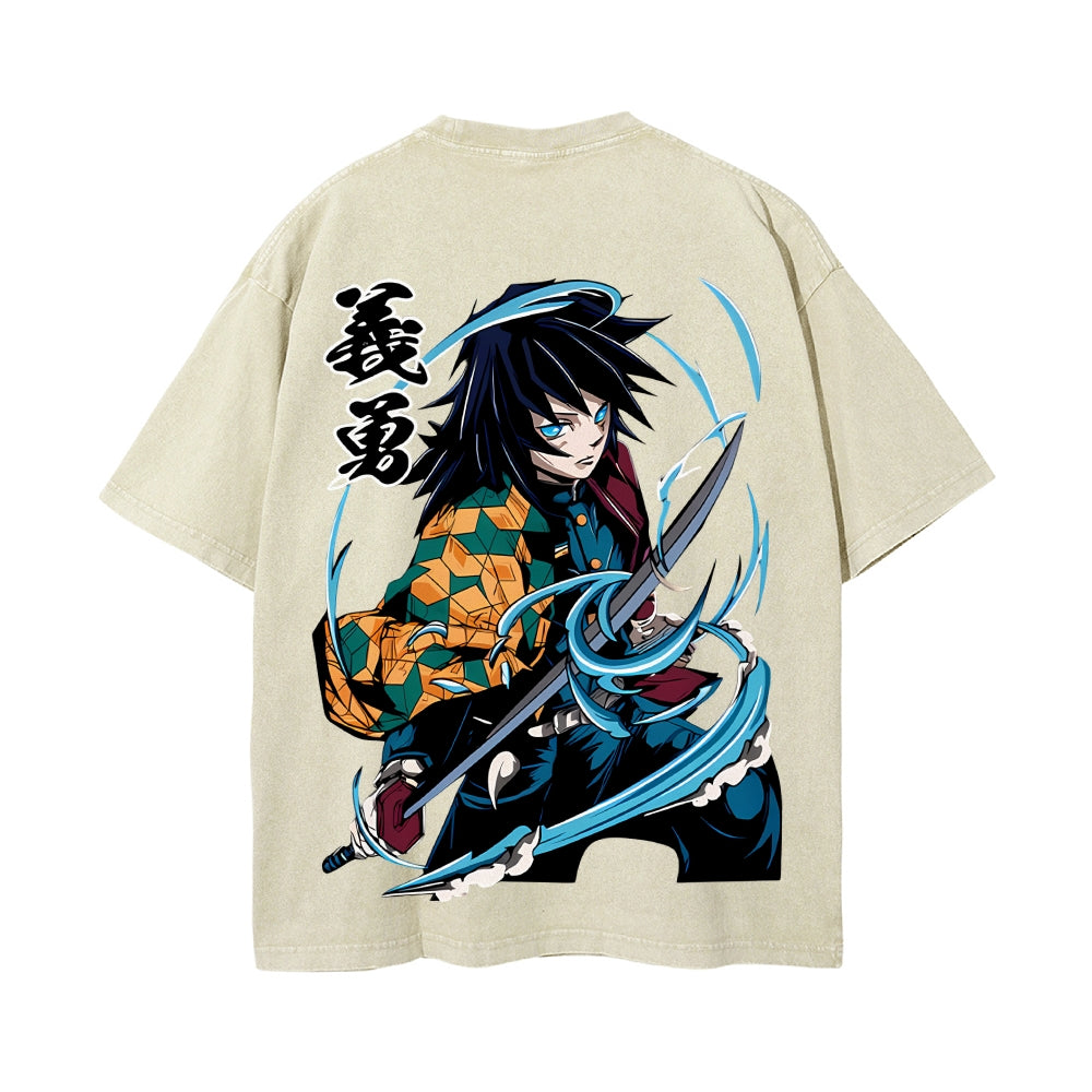 Vintage Oversized T-Shirt Demon Slayer
