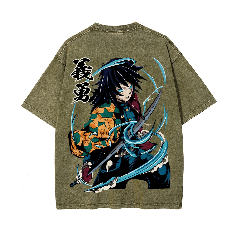 Vintage Oversized T-Shirt Demon Slayer