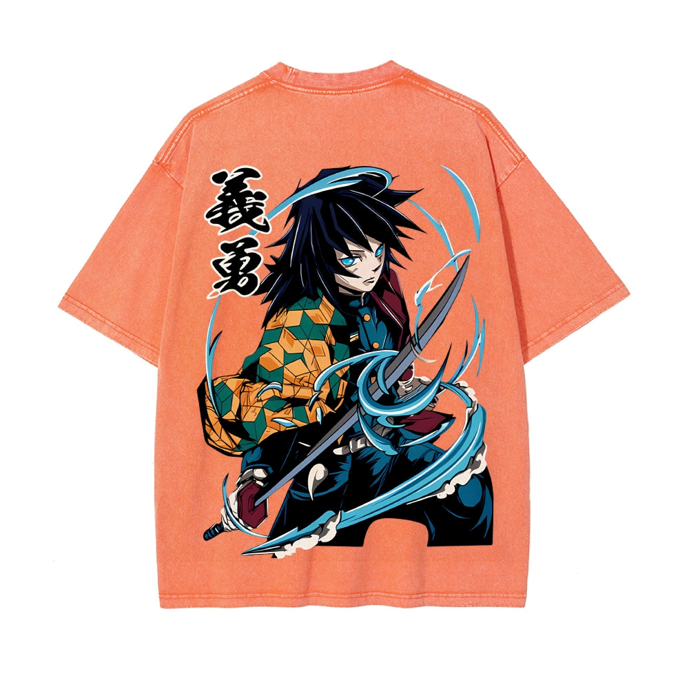 Vintage Oversized T-Shirt Demon Slayer