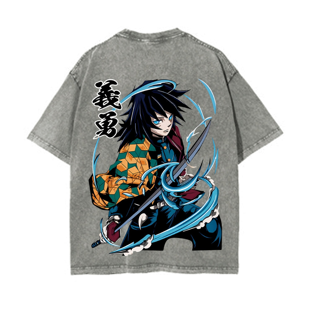 Vintage Oversized T-Shirt Demon Slayer