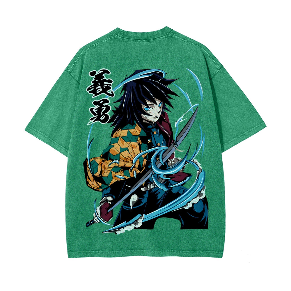 Vintage Oversized T-Shirt Demon Slayer