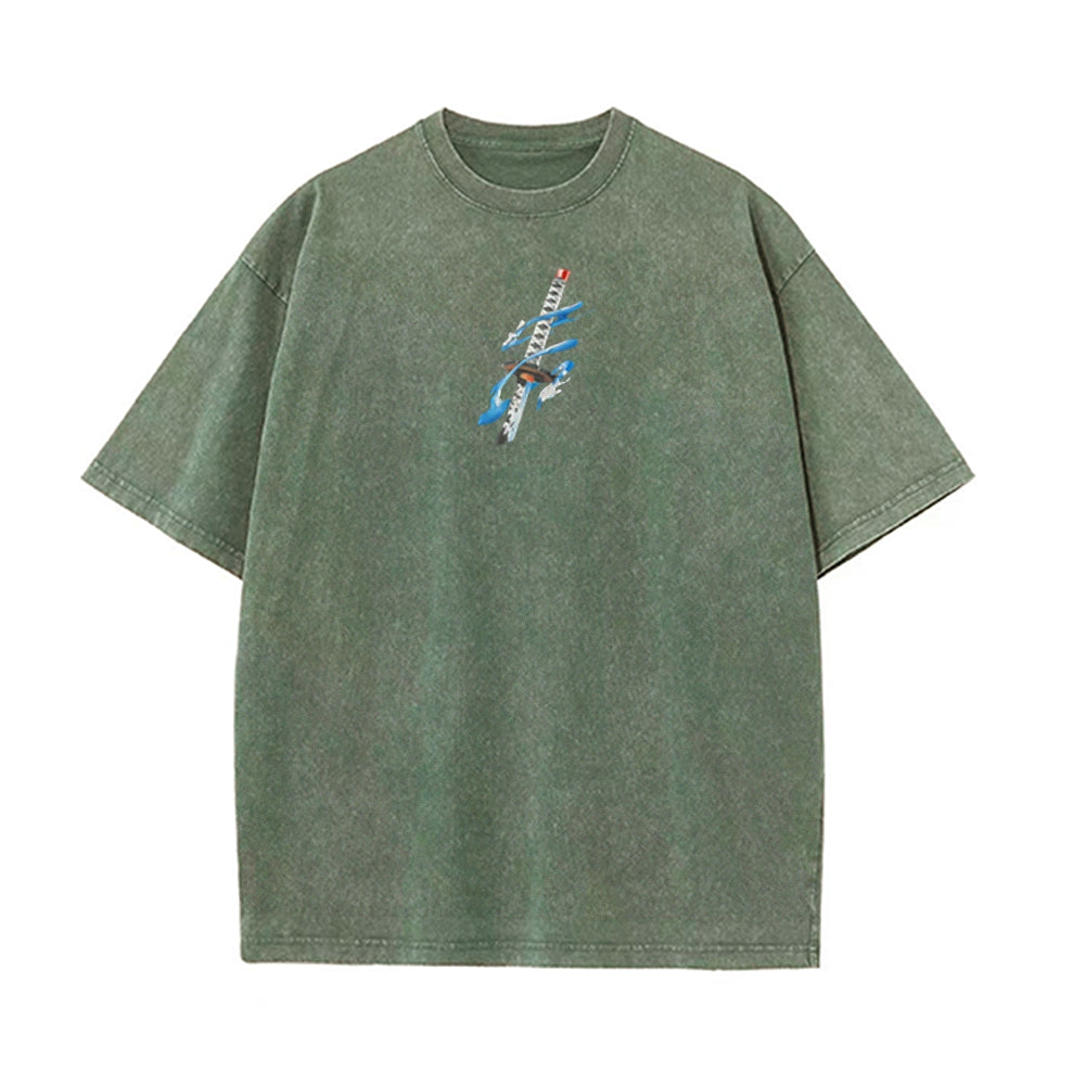 Vintage Oversized T-Shirt Demon Slayer