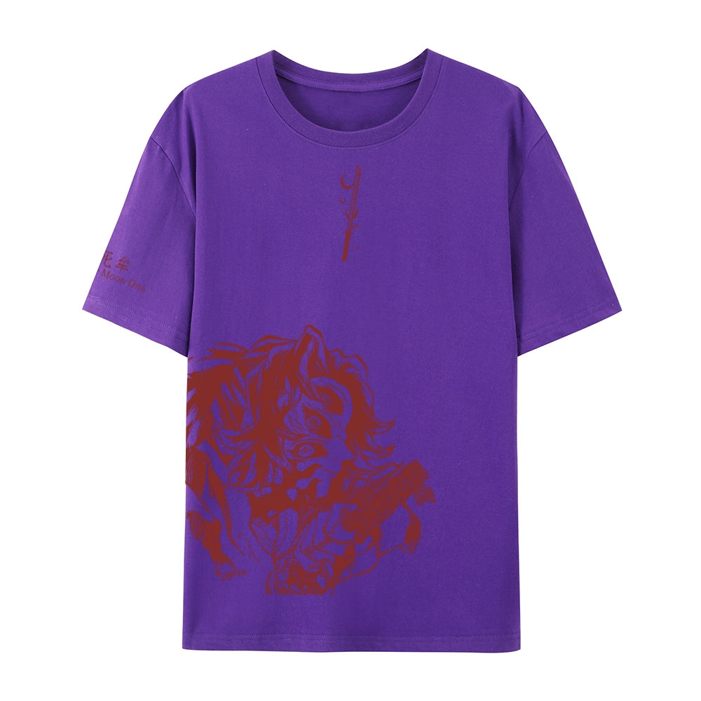 Demon Slayer Cotton Unisex Crew Neck Anime T-Shirt