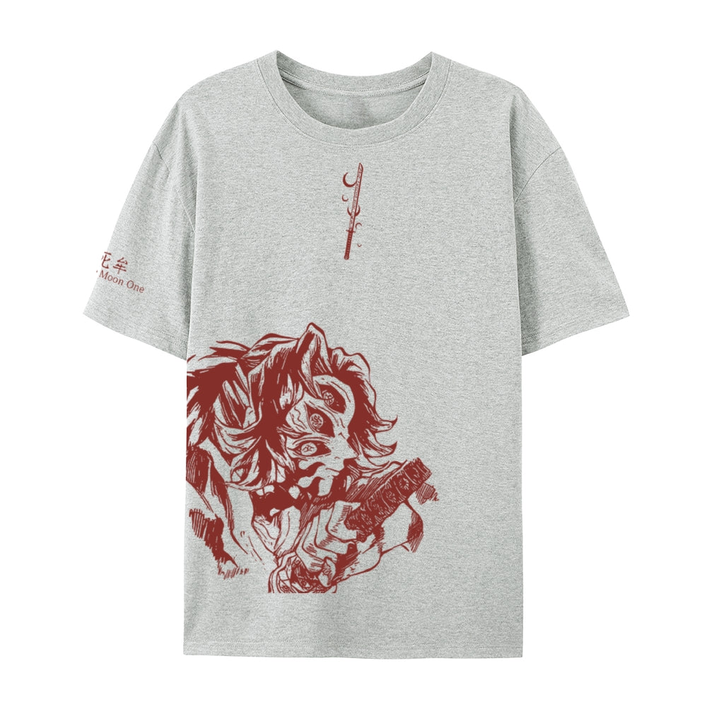 Demon Slayer Cotton Unisex Crew Neck Anime T-Shirt