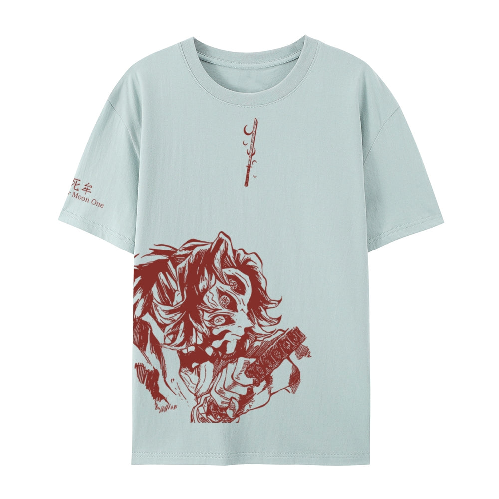 Demon Slayer Cotton Unisex Crew Neck Anime T-Shirt