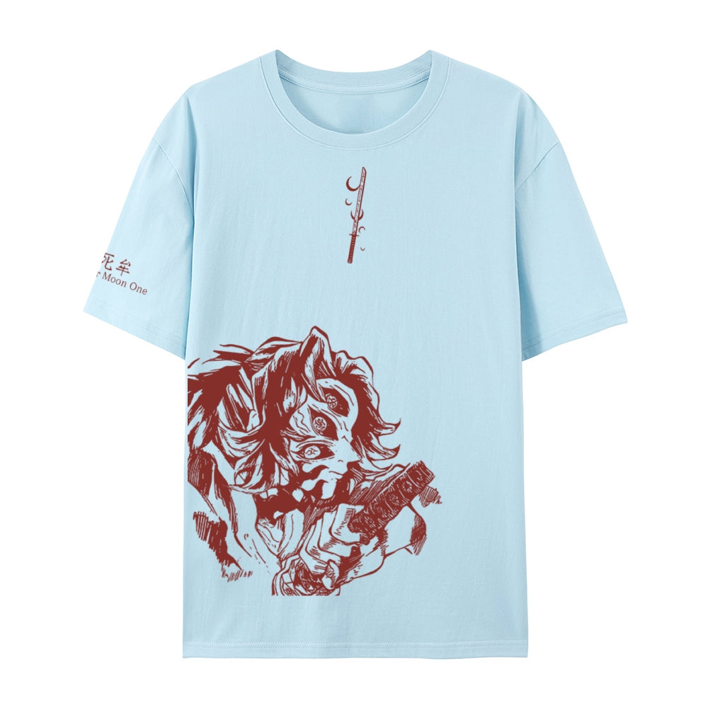 Demon Slayer Cotton Unisex Crew Neck Anime T-Shirt
