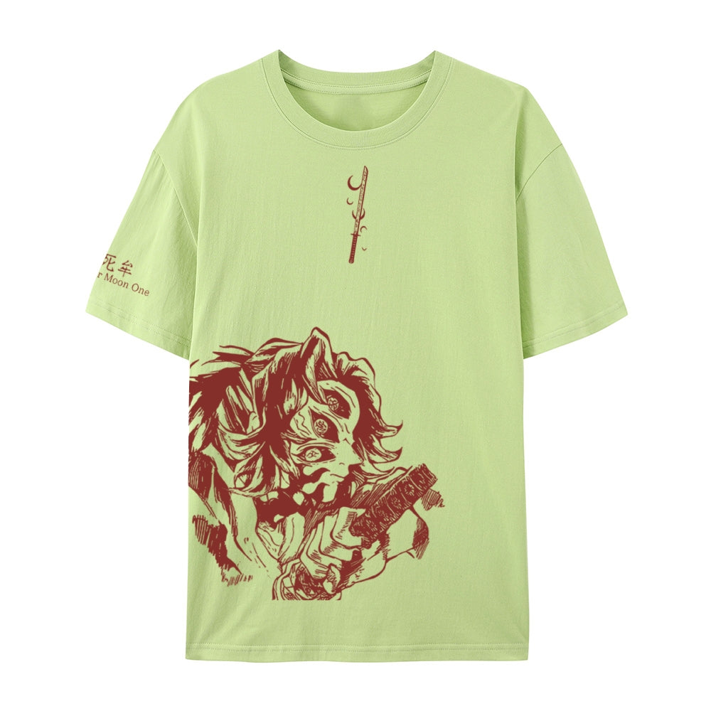 Demon Slayer Cotton Unisex Crew Neck Anime T-Shirt