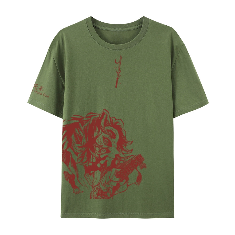 Demon Slayer Cotton Unisex Crew Neck Anime T-Shirt