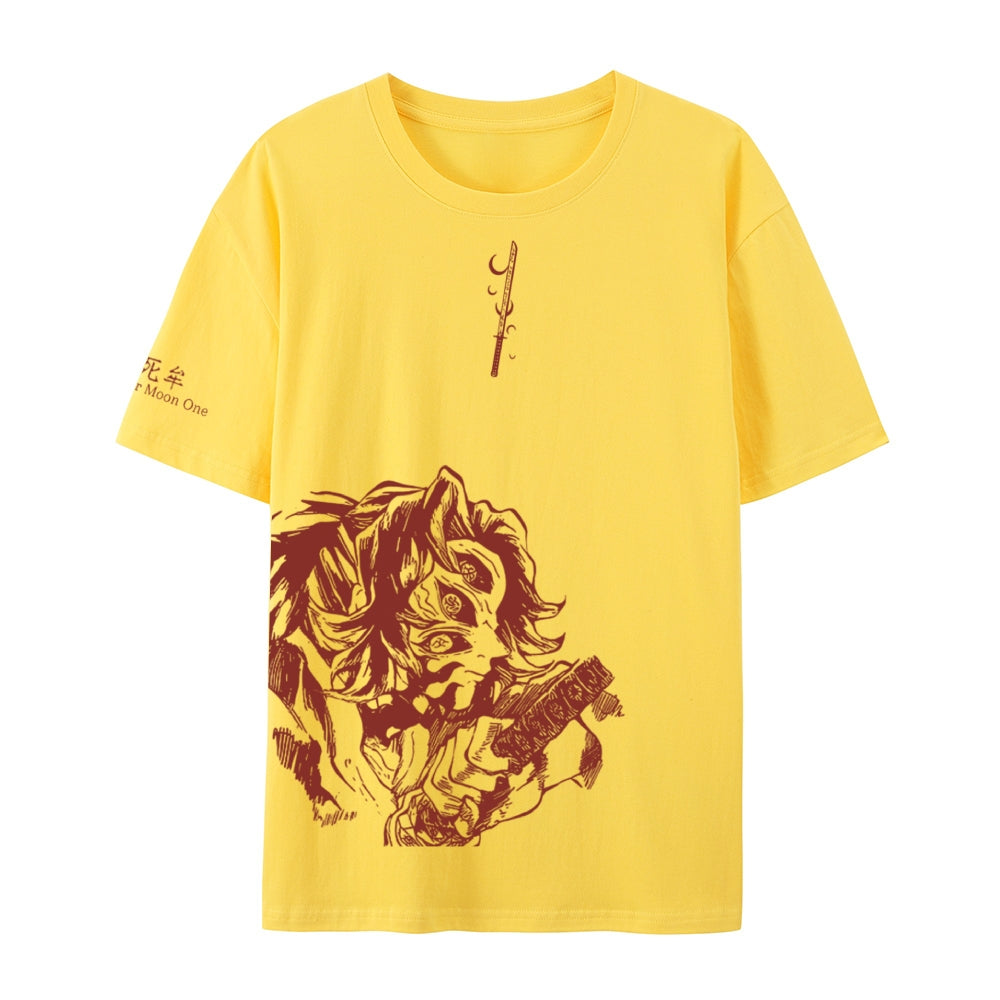 Demon Slayer Cotton Unisex Crew Neck Anime T-Shirt
