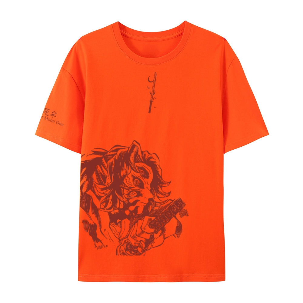Demon Slayer Cotton Unisex Crew Neck Anime T-Shirt