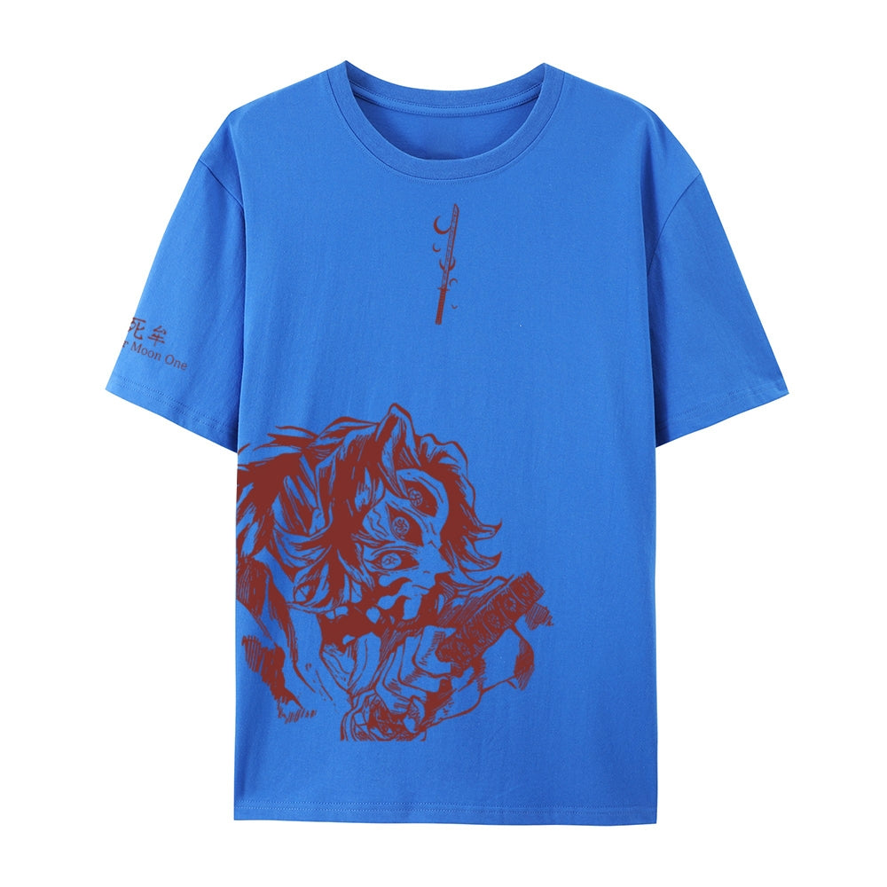 Demon Slayer Cotton Unisex Crew Neck Anime T-Shirt