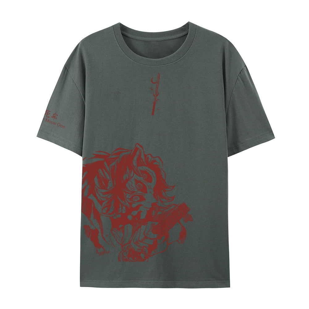 Demon Slayer Cotton Unisex Crew Neck Anime T-Shirt