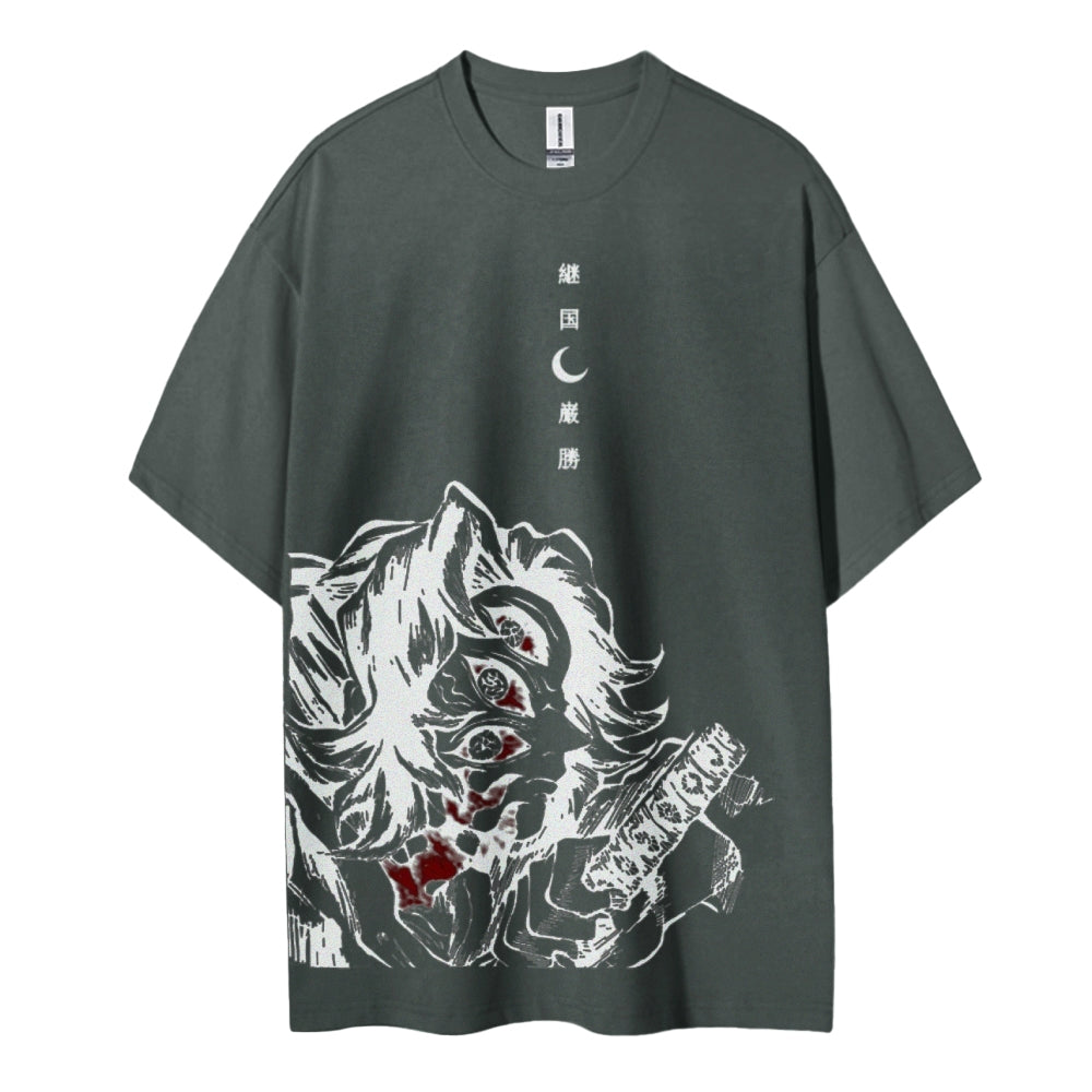 Demon Slayer Cotton Unisex Crew Neck Anime T-Shirt