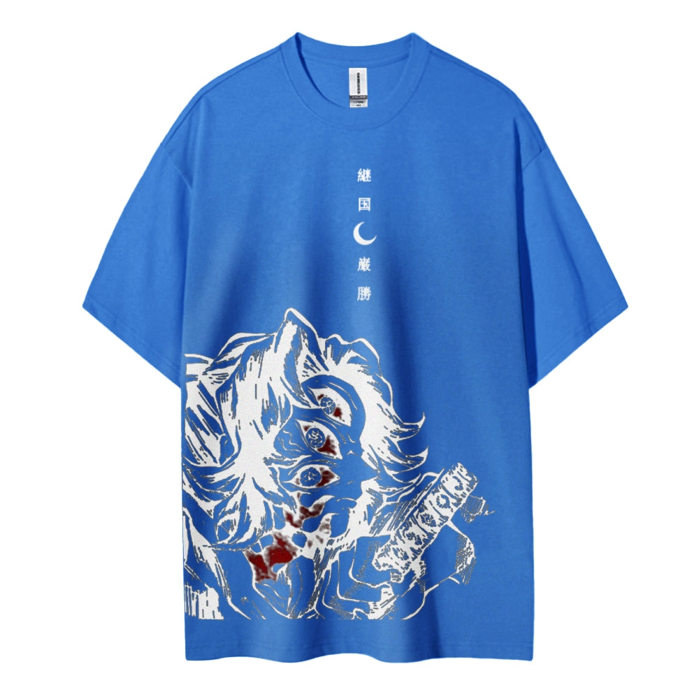 Demon Slayer Cotton Unisex Crew Neck Anime T-Shirt