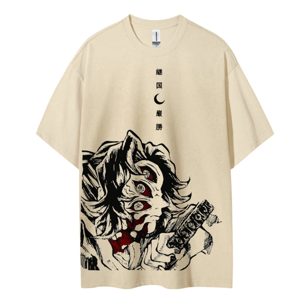 Demon Slayer Cotton Unisex Crew Neck Anime T-Shirt