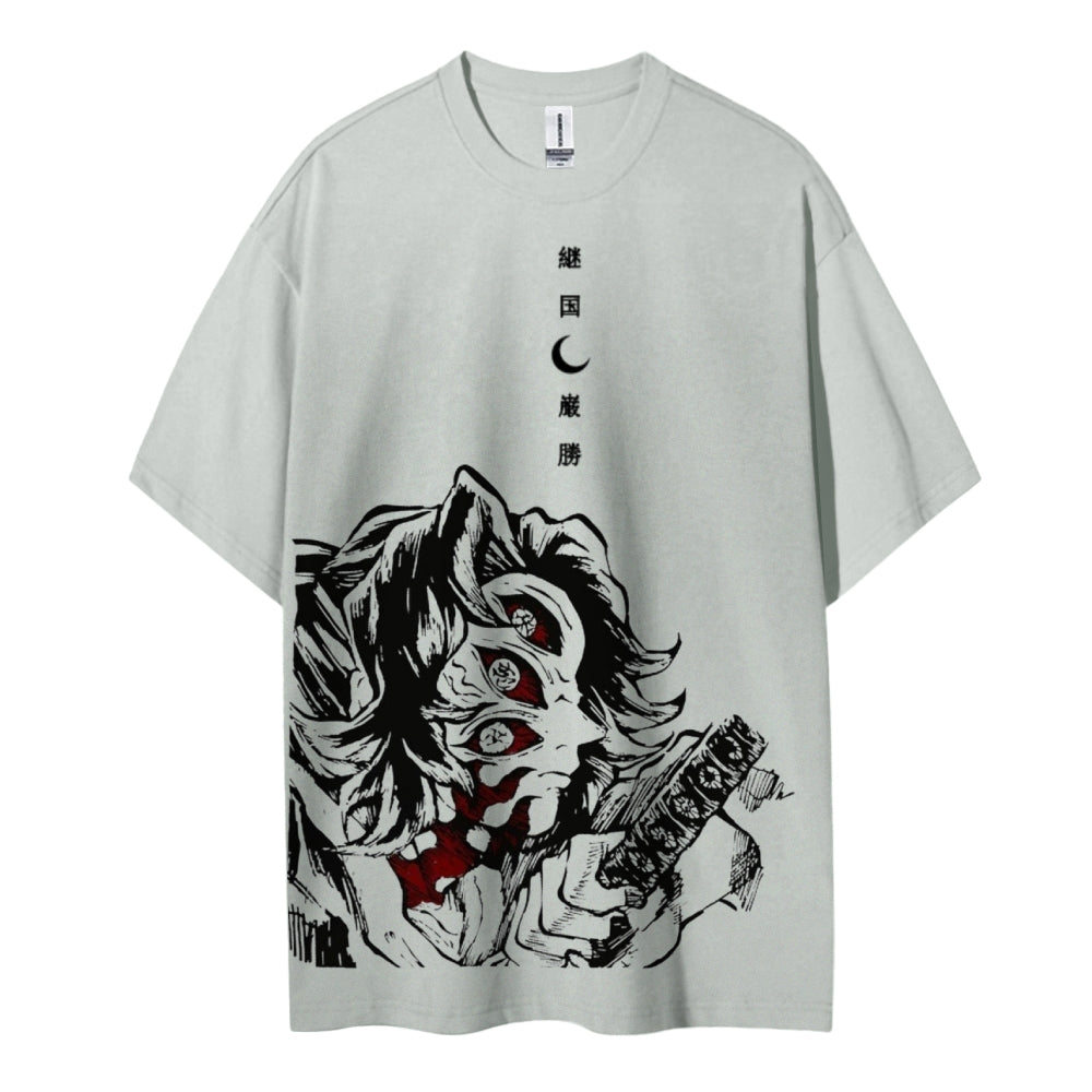 Demon Slayer Cotton Unisex Crew Neck Anime T-Shirt
