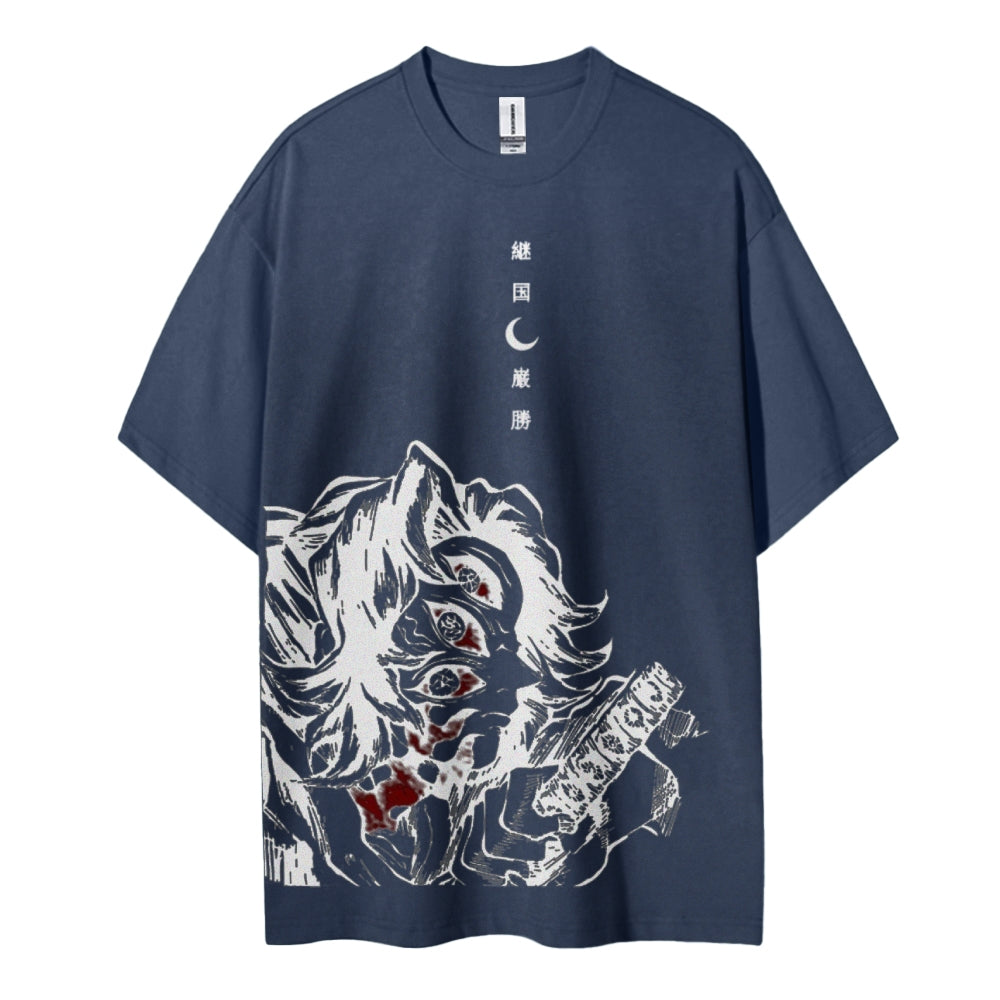 Demon Slayer Cotton Unisex Crew Neck Anime T-Shirt