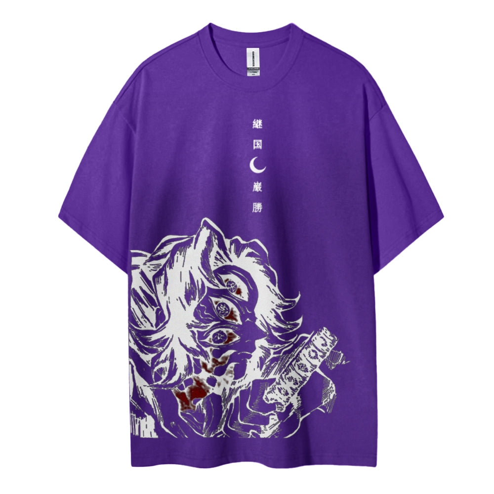 Demon Slayer Cotton Unisex Crew Neck Anime T-Shirt